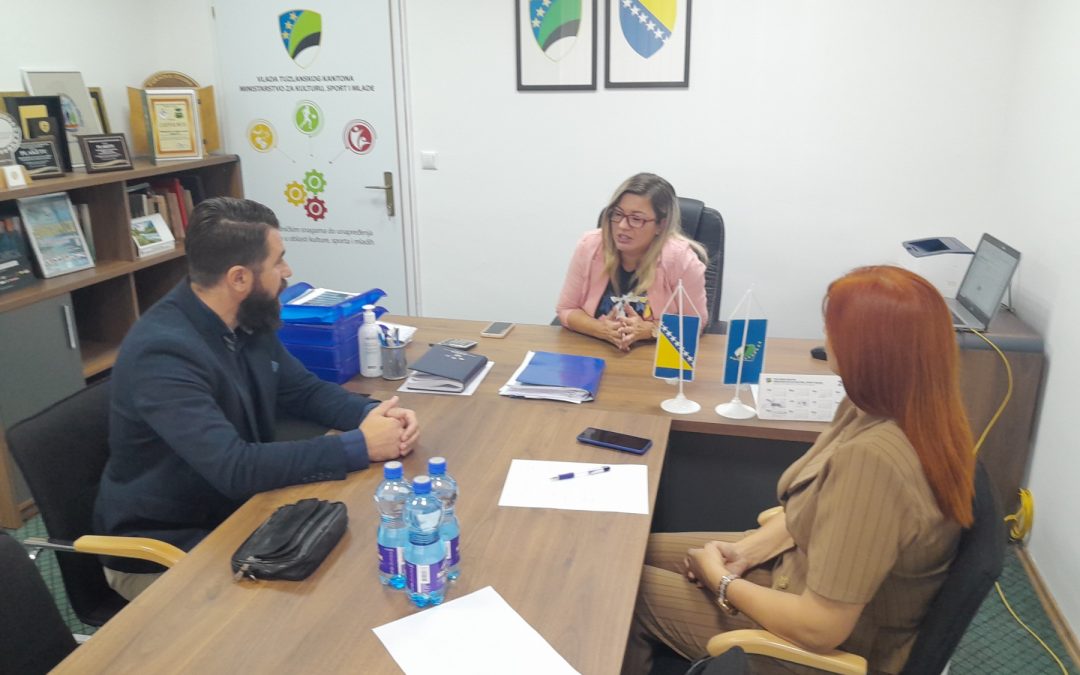 U Ministarstvu za kulturu, sport i mlade razmatrane bitne stavke djelovanja NP Tuzla