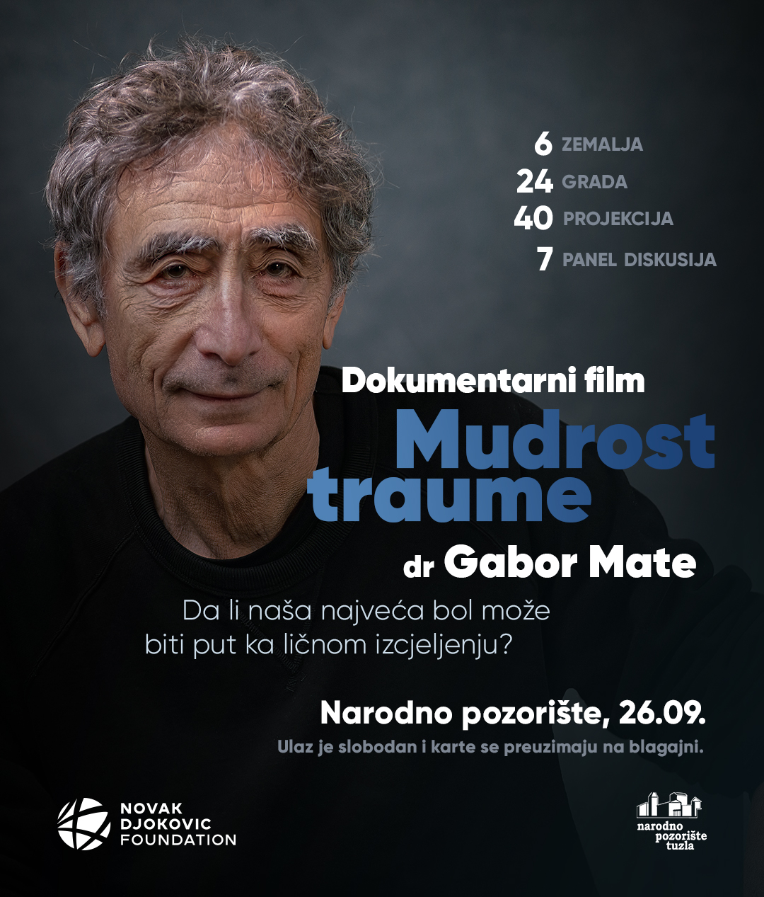 Pogledajte dokumentarni film “Mudrost traume” dr Gabora Matea u Tuzli ...
